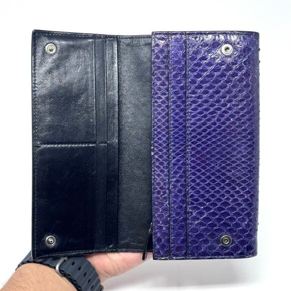 Tom Ford Purple Python Wallet - Picture 7 of 11